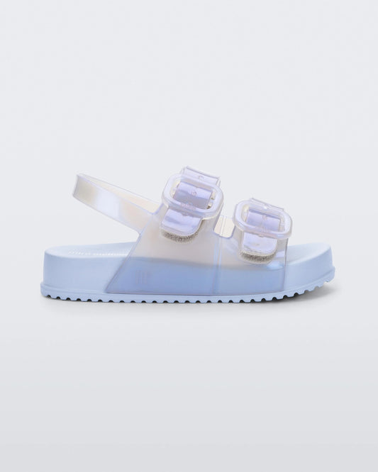 Mini Melissa Cozy Sandals in Pearly White