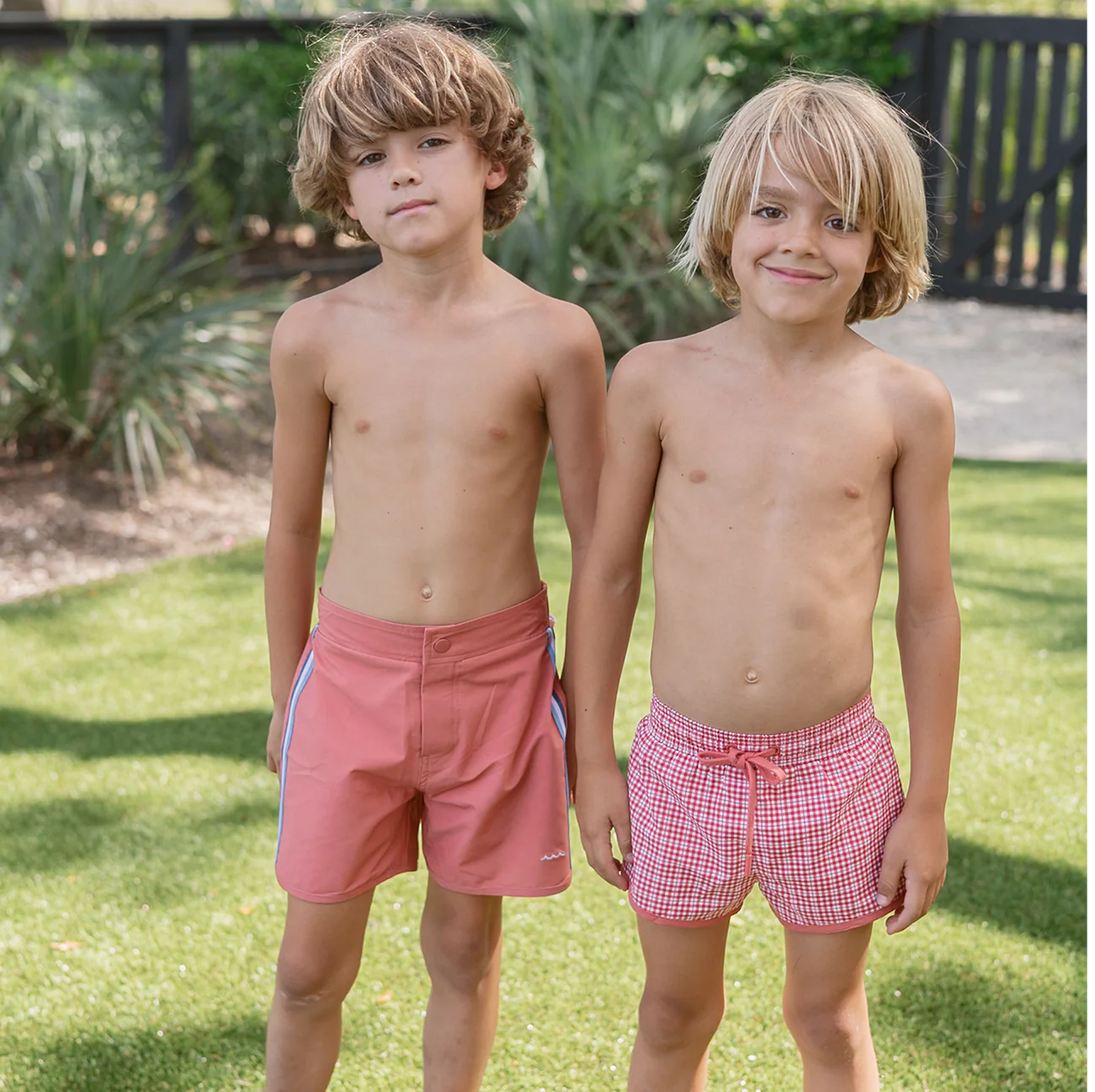 Minnow Boys Poppy Red Board Short