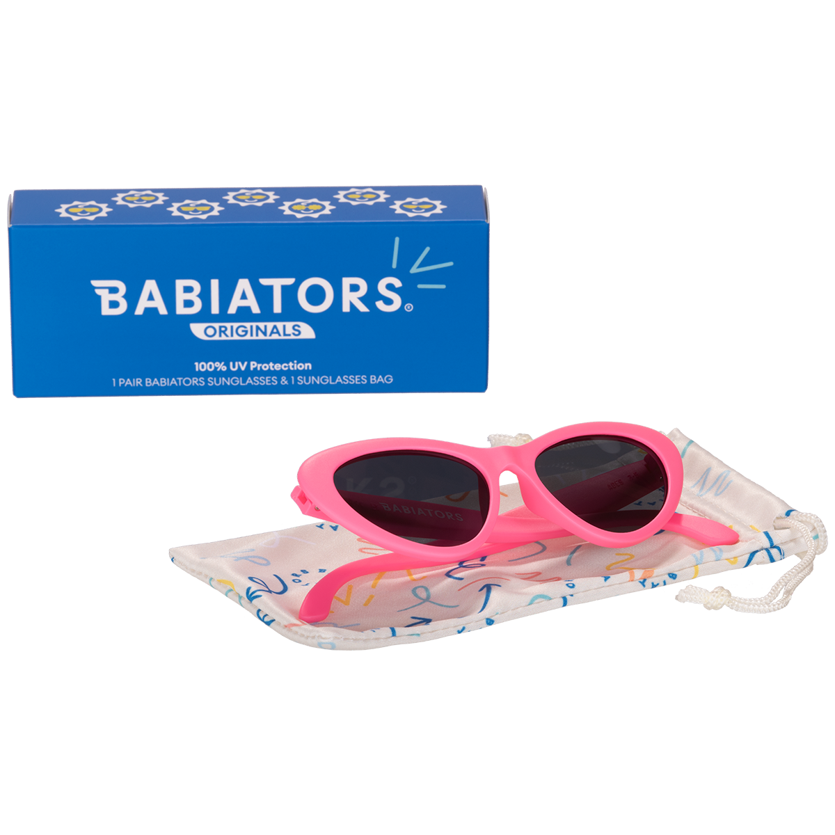 Babiators - Think Pink Cat-Eye Sunglasses for Babies and Kids: Ages 0-2