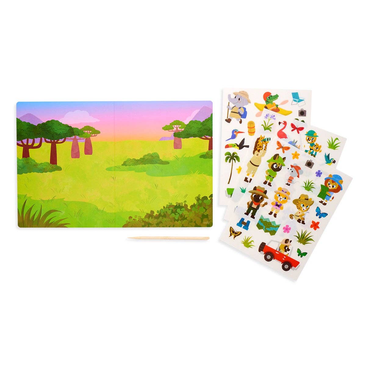 OOLY - Set The Scene Transfer Stickers Magic - Jungle Journey