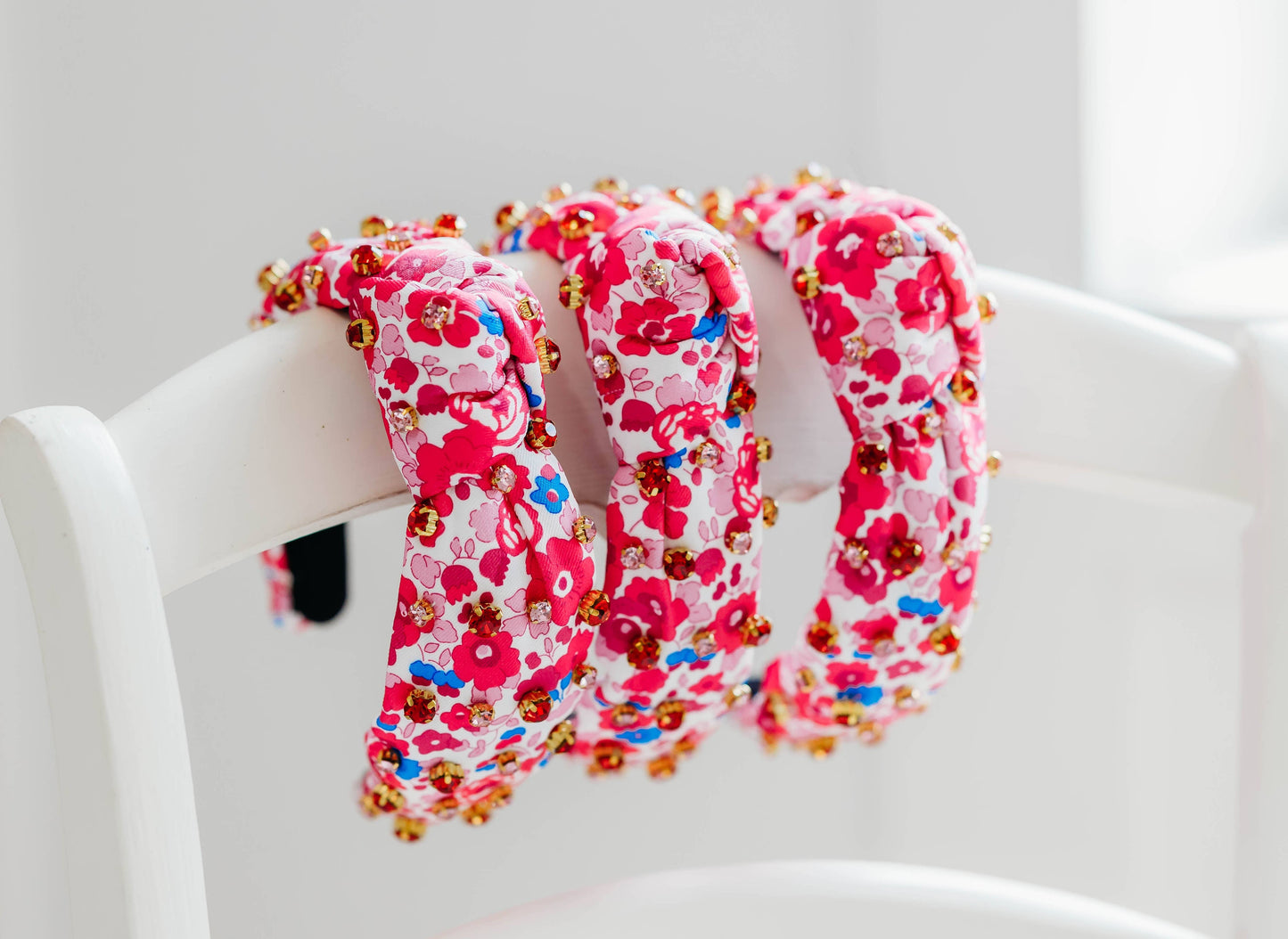 Cheeky Plum - Beaded Headband - Beautiful Blooms