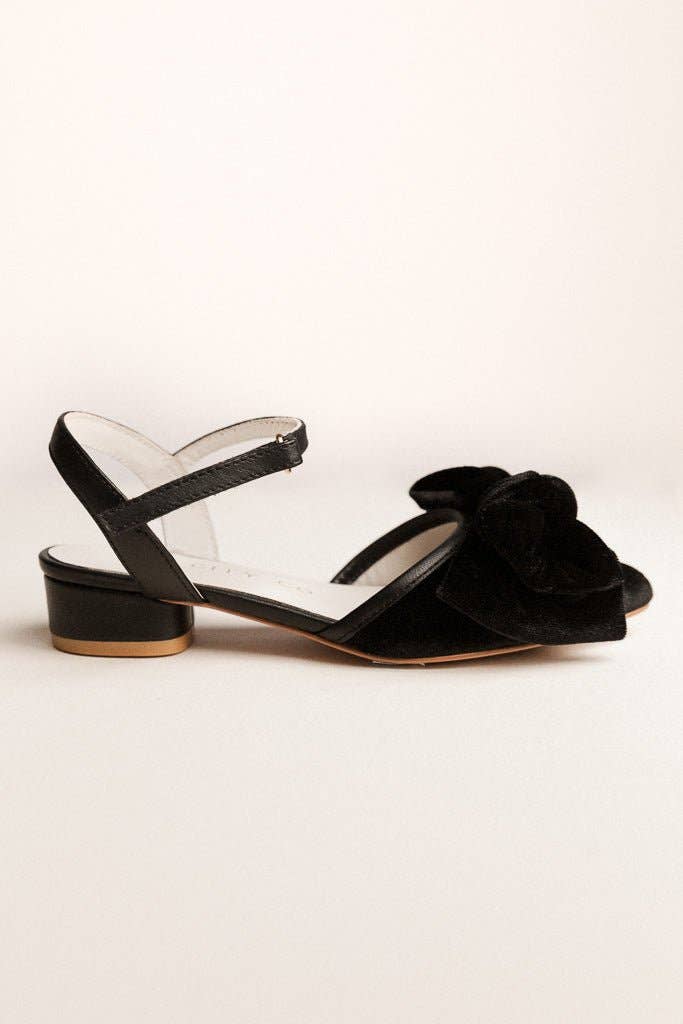 Ivy City Co - Mini Eloise Bow Heel in Black