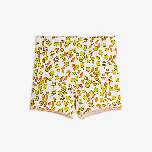 Mini Rodini Flowers Aop Lace Edge Shorts in Multi