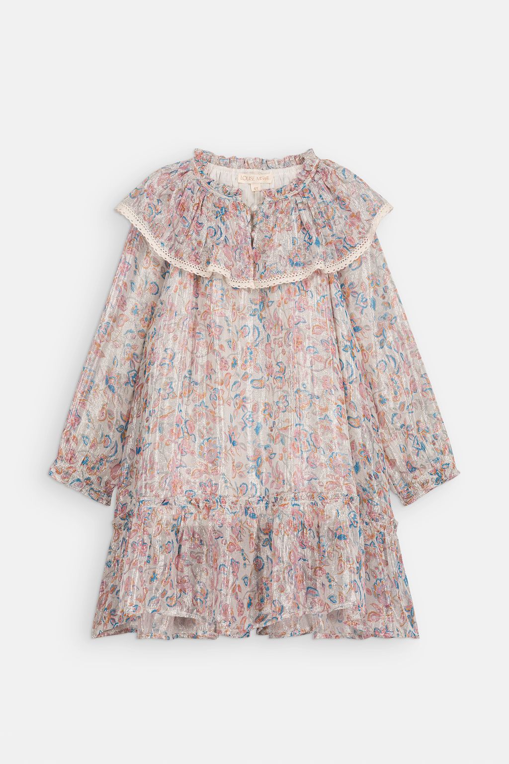 Louise Misha Izabena Dress Cream Musk Mallow