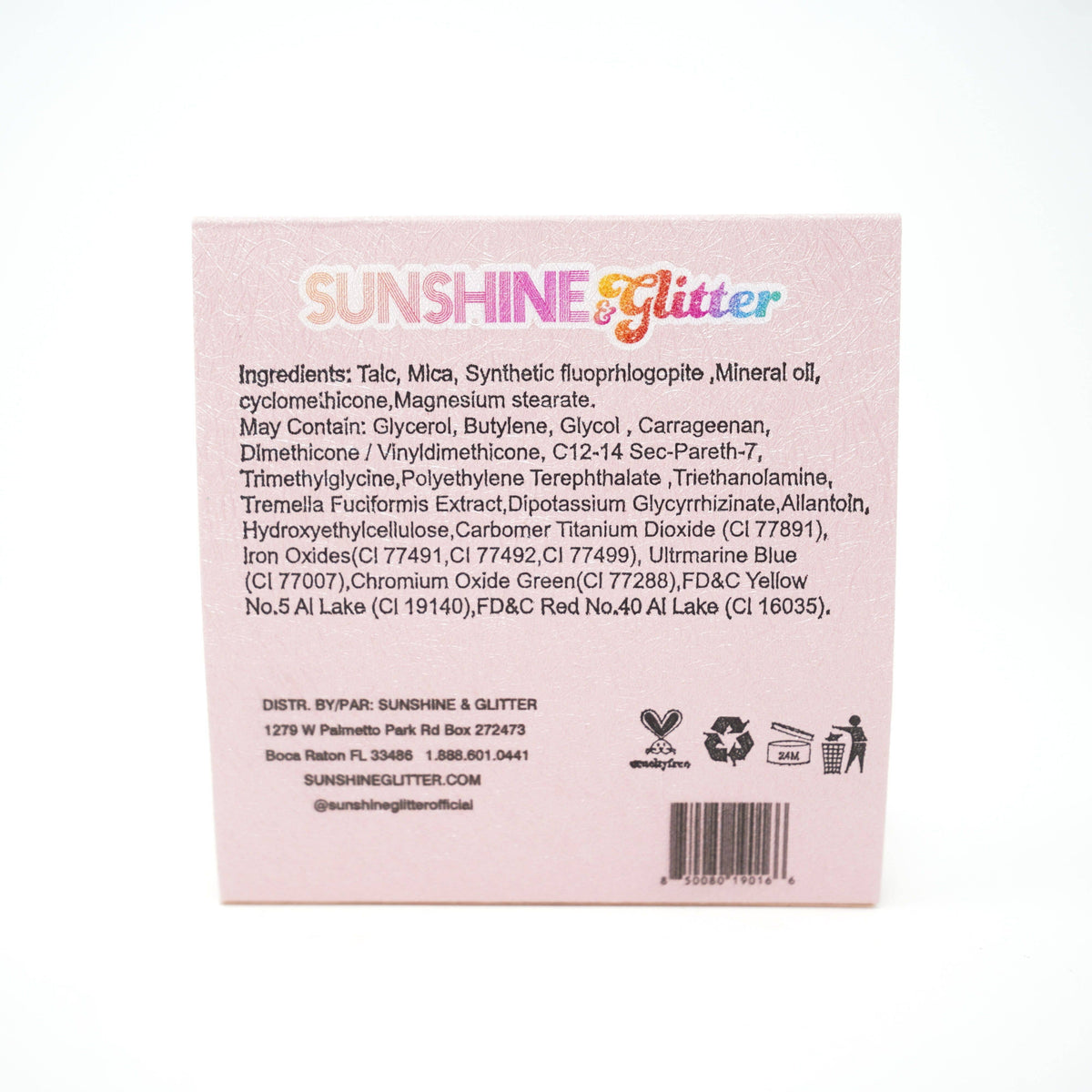 Sunshine & Glitter - Glamingo Flamingo- Radiant Glow Eyeshadow Palette