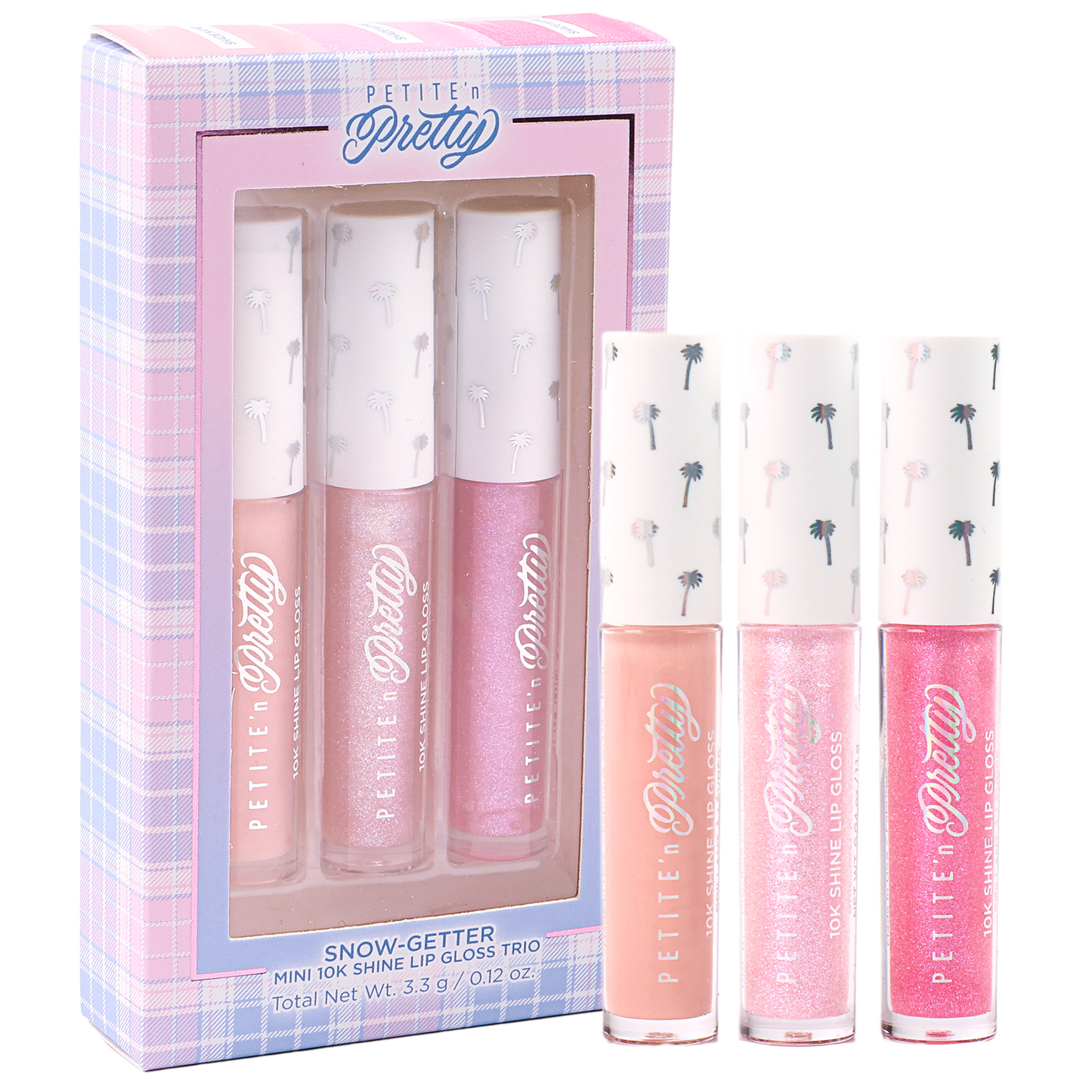 Petite 'n Pretty - Snow-Getter
Mini 10K Shine Lip Gloss Trio