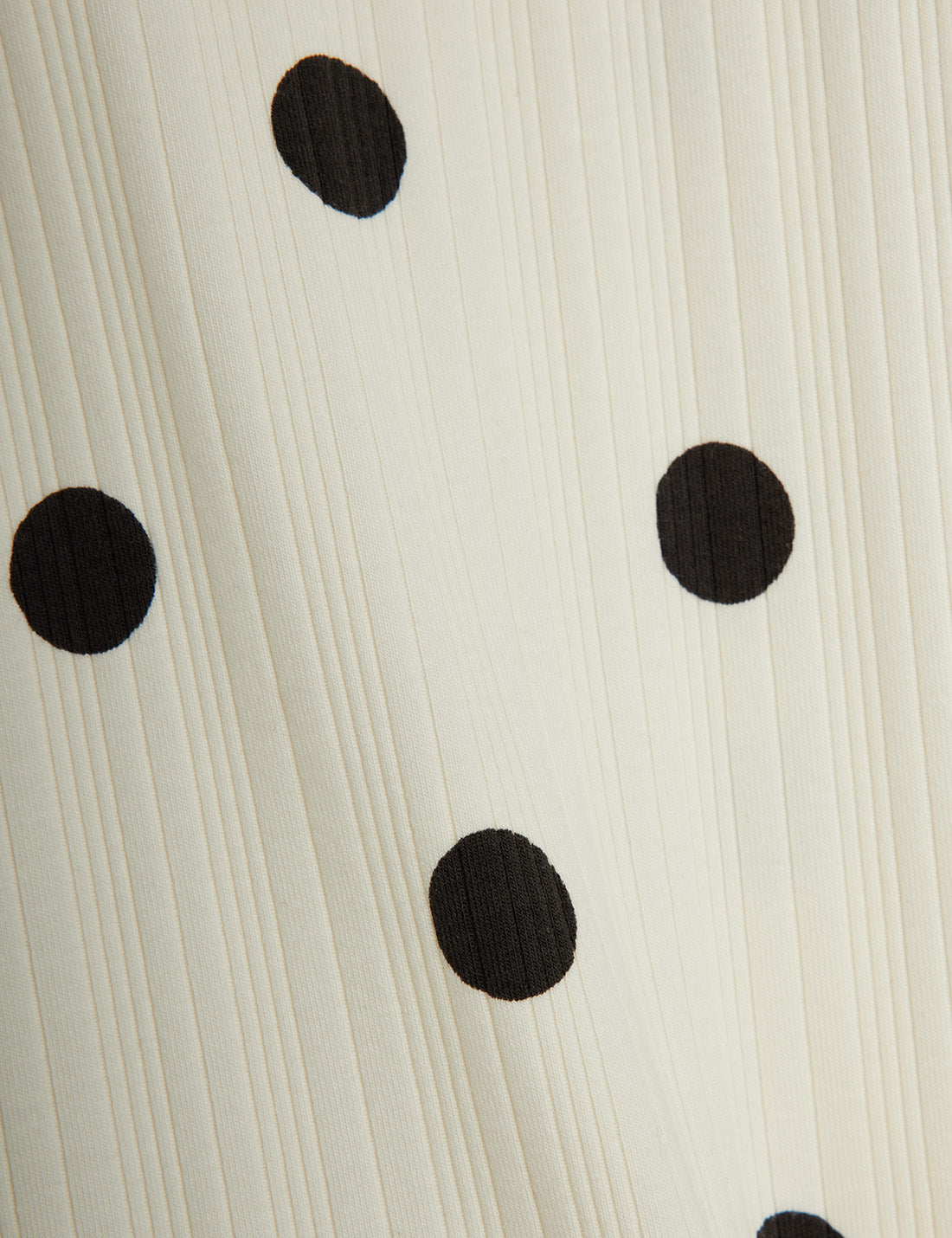 Mini Rodini Dots AOP Dog LS Tee Off-White