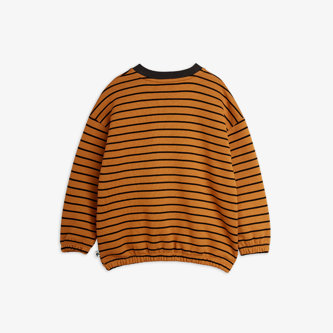 Mini Rodini Striped AOP Sweatshirt Brown