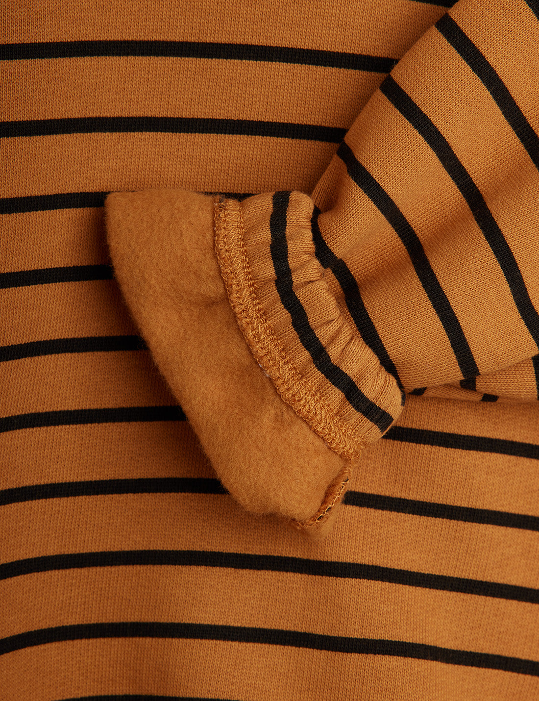 Mini Rodini Striped AOP Sweatshirt Brown