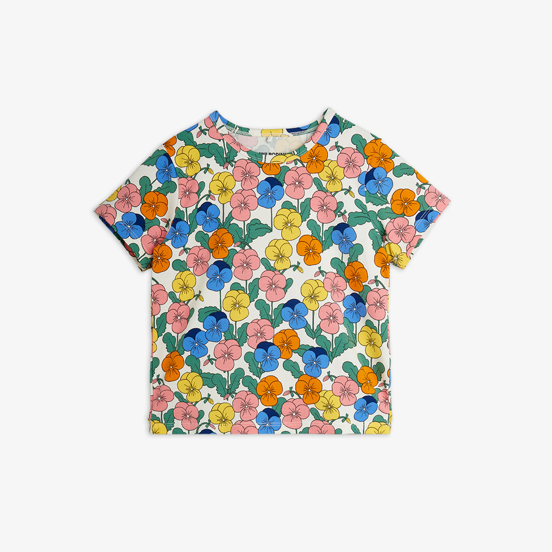 Mini Rodini Violas AOP SS Tee Multi