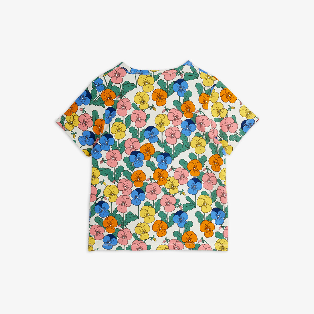 Mini Rodini Violas AOP SS Tee Multi