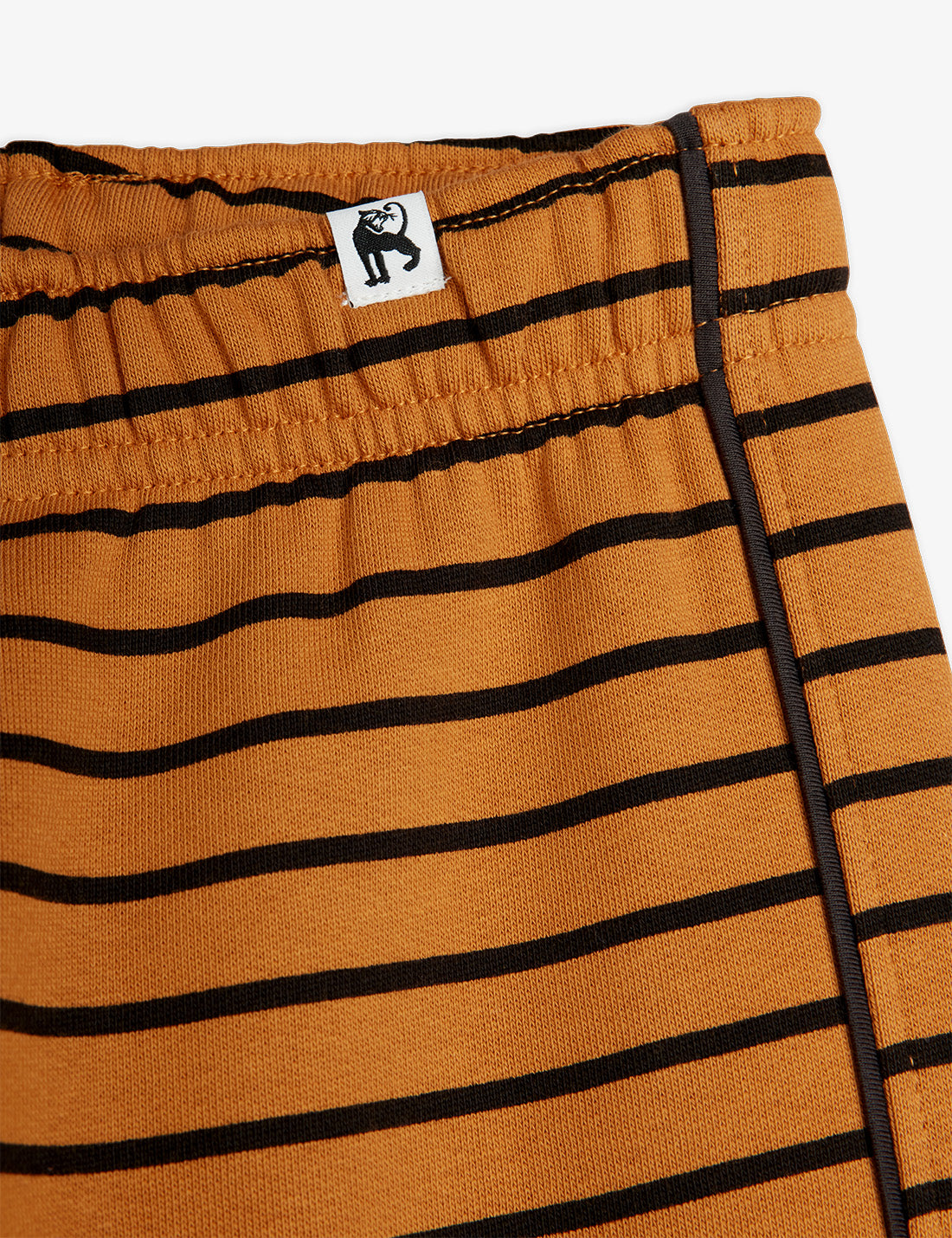 Mini Rodini Striped AOP Sweatpants Brown