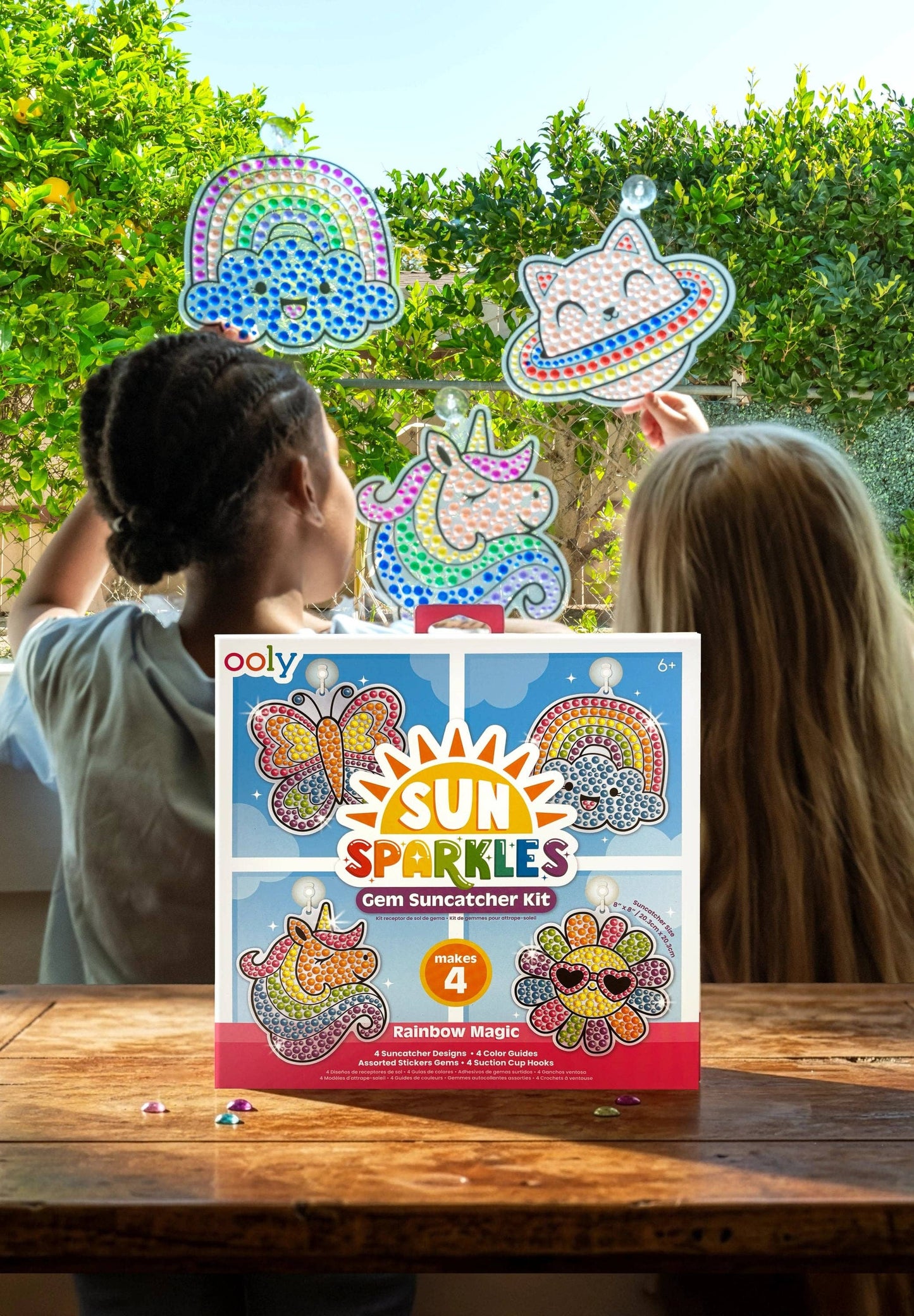 OOLY - Sun Sparkles Gem Suncatcher Kit - Rainbow Magic