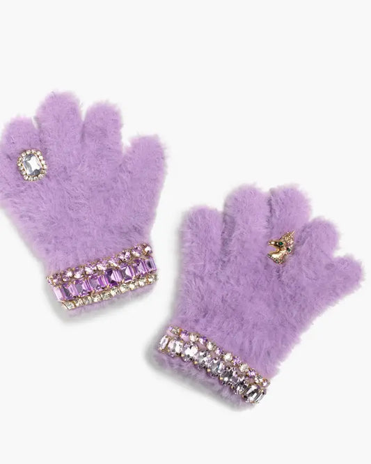 Super Smalls - Lavender Dreams Jeweled Gloves