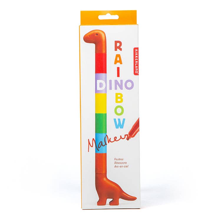 Kikkerland Design Inc - Dino Rainbow Marker