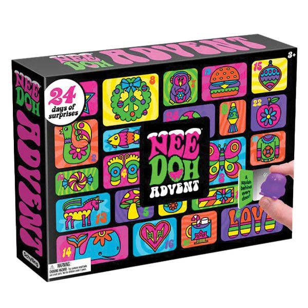 Showcase - Nee Doh Squishmas Groovy Glob 2025 Fidget Toy Advent Calendar (24pc)