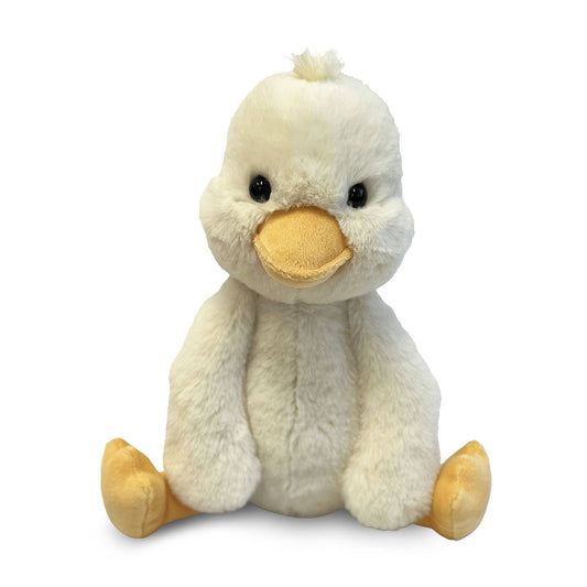 Beverly Hills Teddy Bear Company - World's Softest 16" Large Lushees Off White Duck Plushie