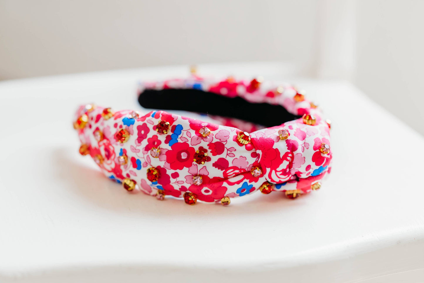Cheeky Plum - Beaded Headband - Beautiful Blooms