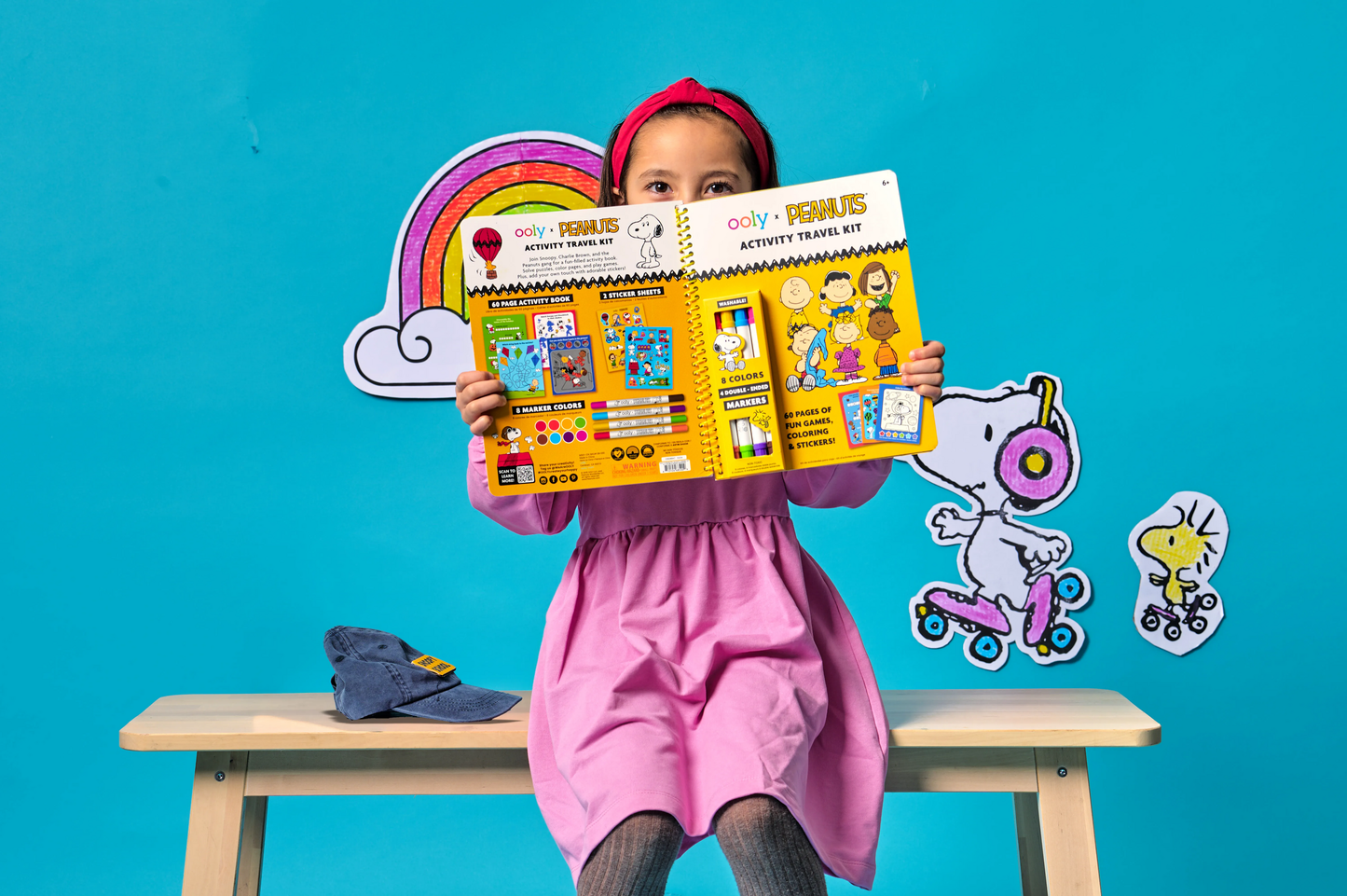 OOLY - OOLY x Peanuts Activity Travel Kit & Double-Ended Markers