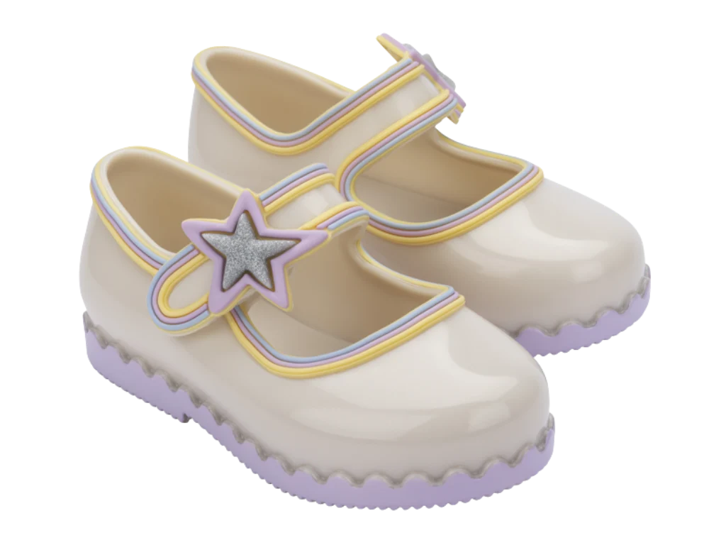 Mini Melissa Hip Ballerina Star Baby - Beige/Lilac