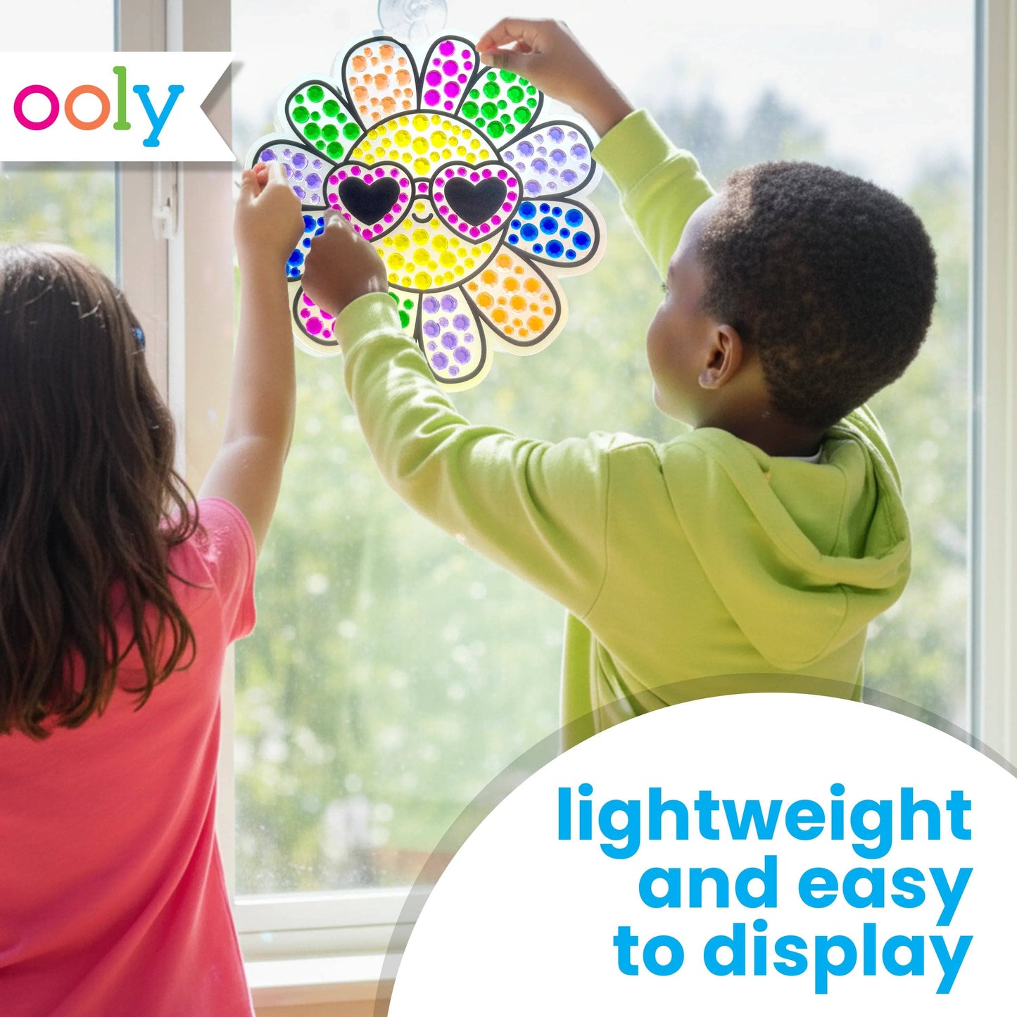 OOLY - Sun Sparkles Gem Suncatcher Kit - Rainbow Magic