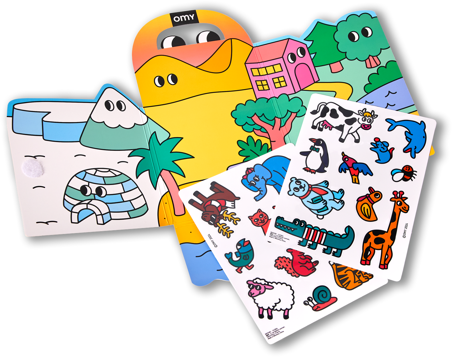 OMY - MONTESSORI DECOR STICKERS - ANIMALS