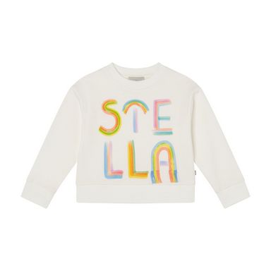 Stella McCartney Kids Girl Sweatshirt With Rainbow Stella Print