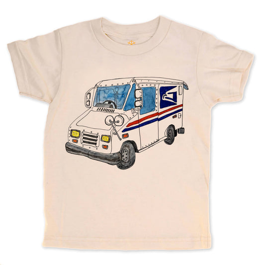 orangeheat - Mail Truck - Kids Organic Tee