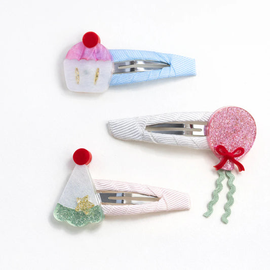 Lilies & Roses Cupcake Party Snap Clips