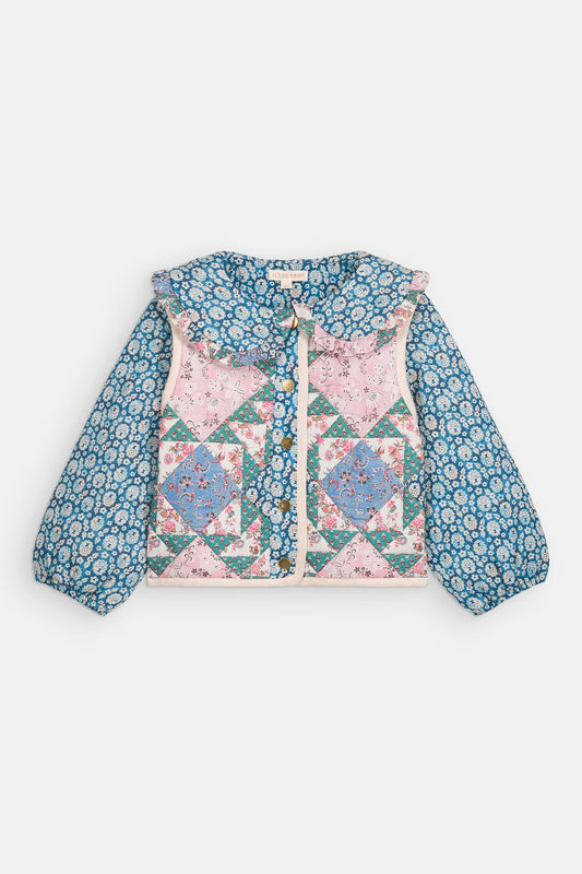 Louise Misha Agara Jacket Navy Snowfall Patch