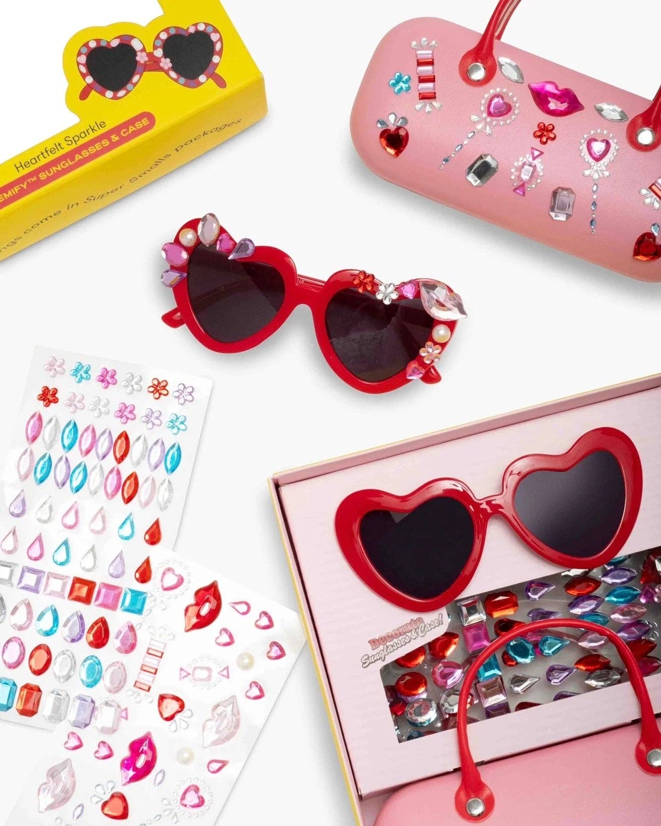 Super Smalls - Heartfelt Sparkle Gemify Sunglasses + Case