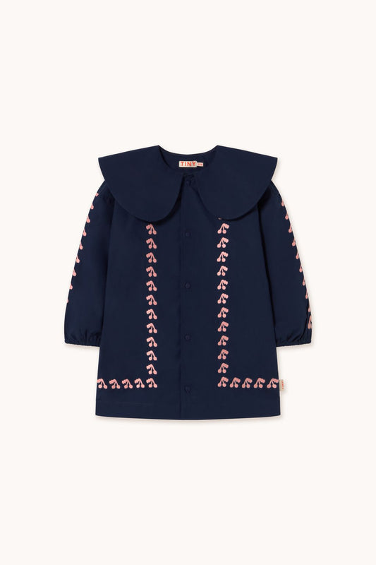 Tiny Cottons Mini Cherries Dress Navy