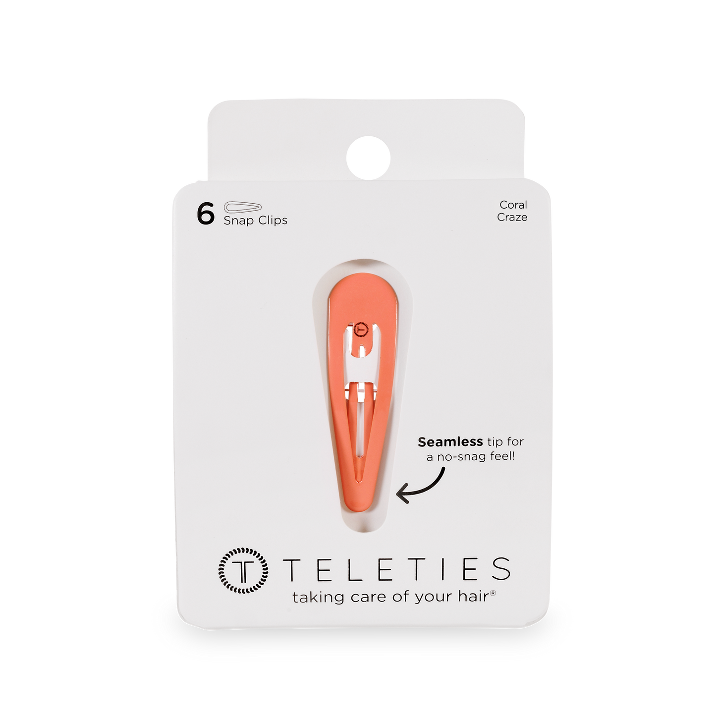 TELETIES - Snap Clip | 6 Count
