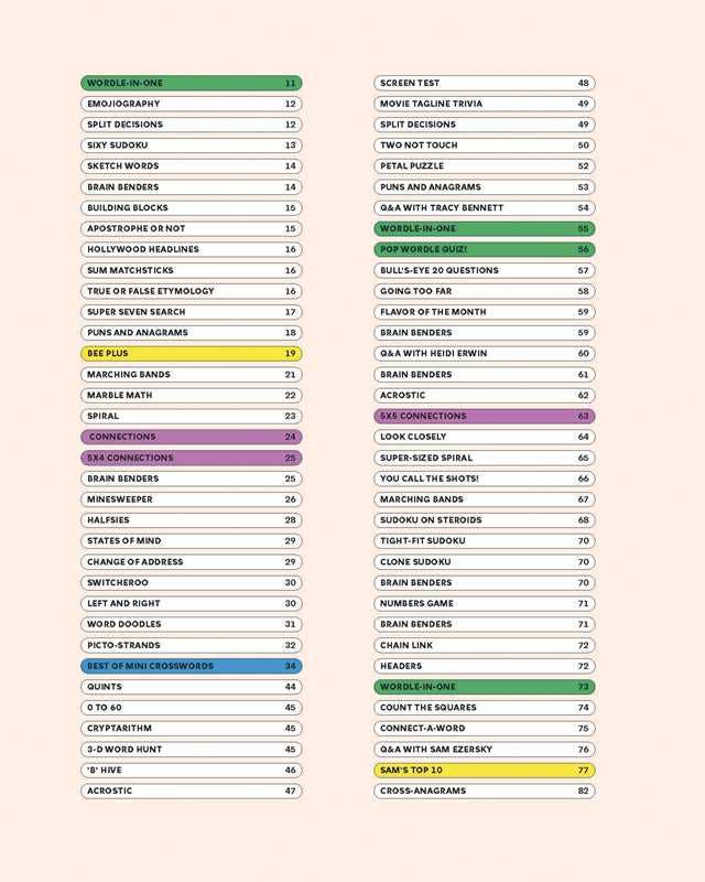 Simon & Schuster - Puzzle Mania! by The New York Times Games Hardcover