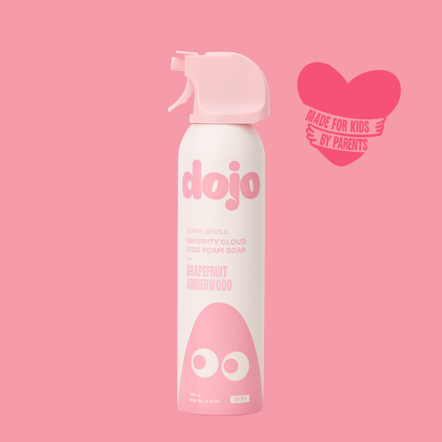 Dojo - Whippity Cloud Kids Foaming Soap: Grapefruit Amberwood