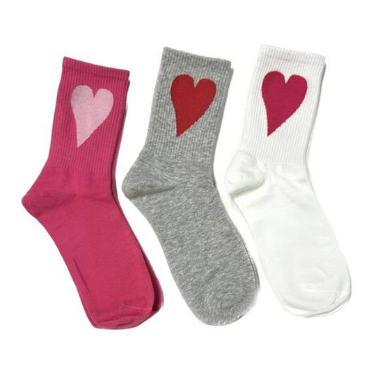 Malibu Sugar - Valentine's Day Heart Socks