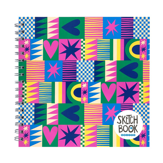 SNIFTY - SQUARE SKETCHBOOK - GEO LOVE
