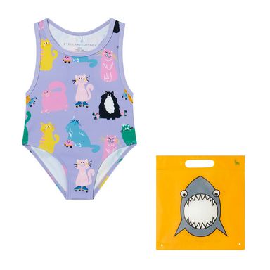 Stella McCartney Kids Cats Swimsuit