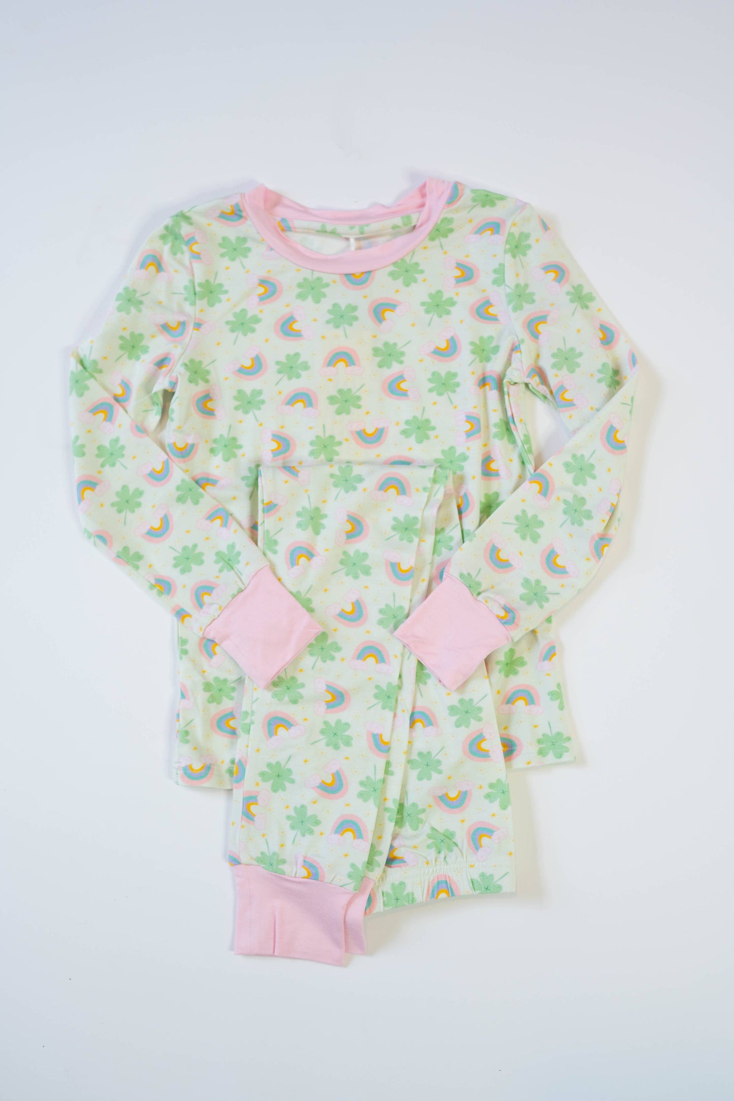 Ollie Jay - 2 Piece Bamboo Pajama Set in Lucky | St. Patricks Day