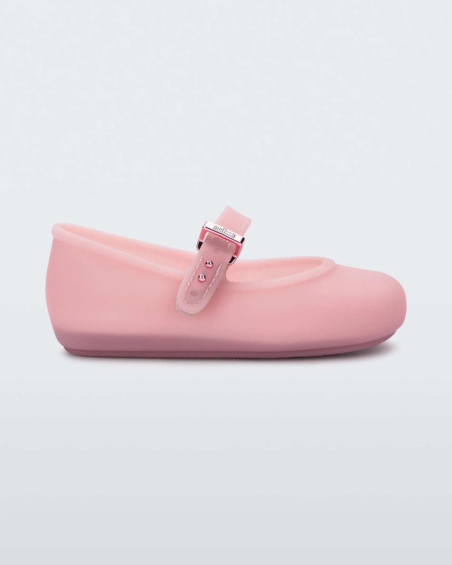 Mini Melissa Soft Ballerina Flat - Milky Pink