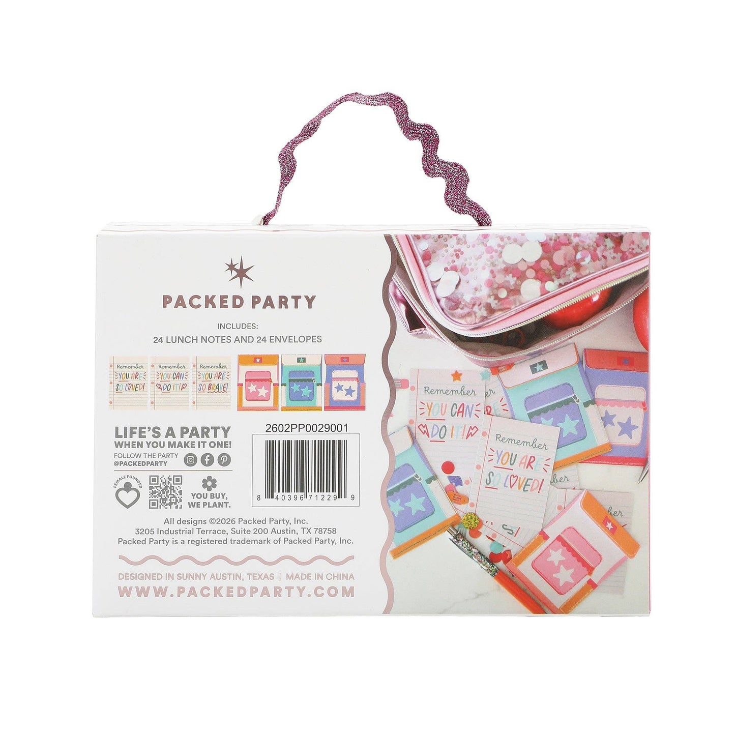 Packed Party - Back to Cool! Lunchbox Notes