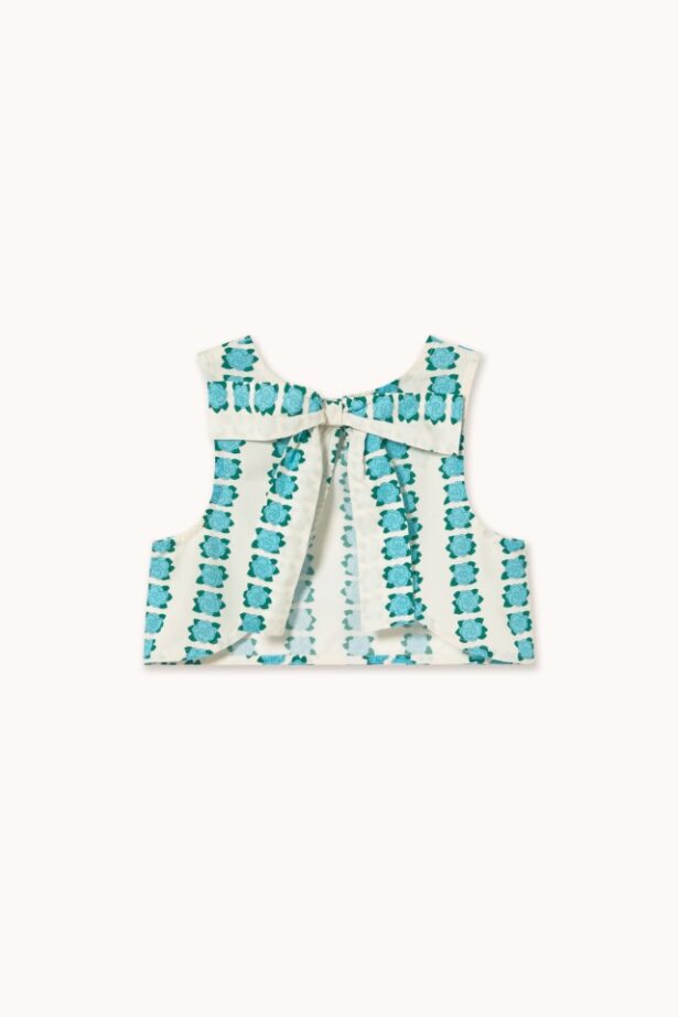 Tiny Cottons Blue Flowers Top