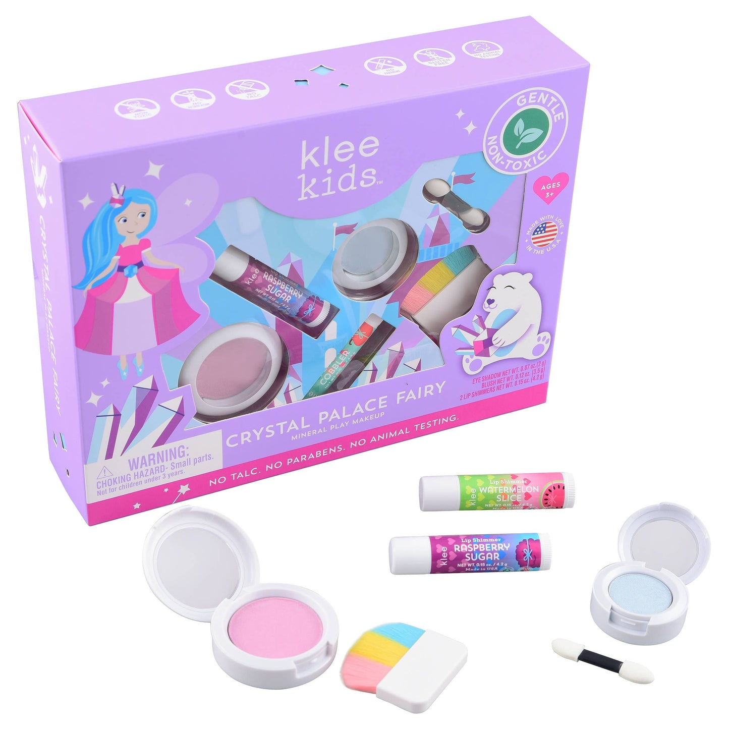 Klee Naturals - Crystal Palace Fairy - Klee Kids Play Makeup 4-PC Kit: Crystal Palace Fairy