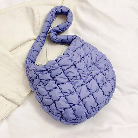 Sensibling Corp. - Quilted Puffer Tote Bag: Lavender