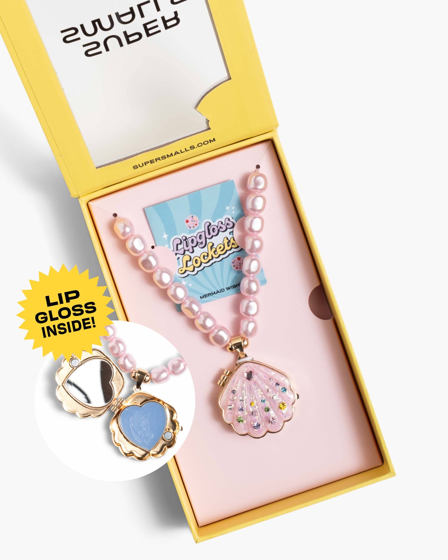 Super Smalls - Sparkle Shell Lipgloss Locket