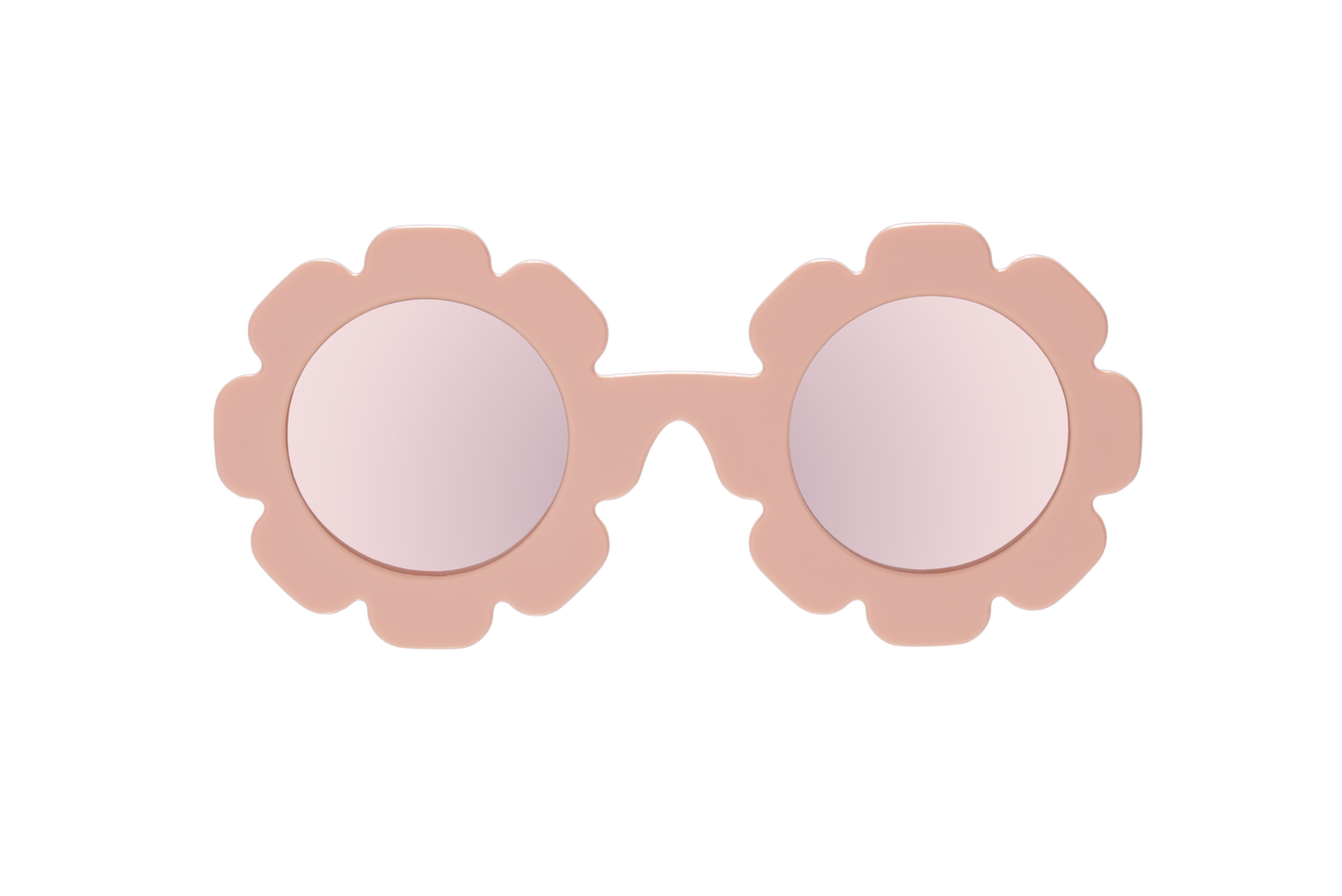 Babiators - Peach Keen Polarized Flower Sunglasses with Mirrored Lens: Ages 0-2