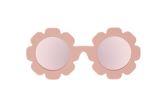 Babiators - Peach Keen Polarized Flower Sunglasses with Mirrored Lens: Ages 0-2
