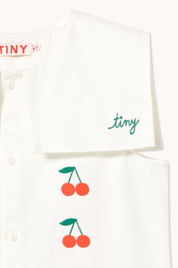 Tiny Cottons Mini Cherries Twill Dress