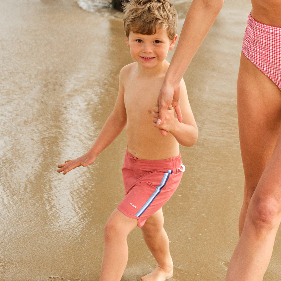 Minnow Boys Poppy Red Board Short