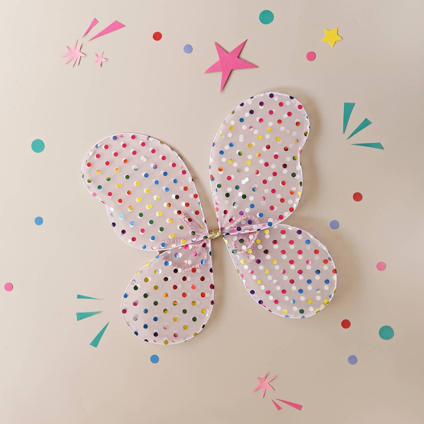 Rockahula Kids US - Rainbow Spotty Fairy Wings 3-10 Years